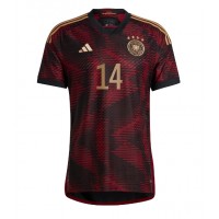Maglie da calcio Germania Jamal Musiala #14 Seconda Maglia Mondiali 2022 Manica Corta